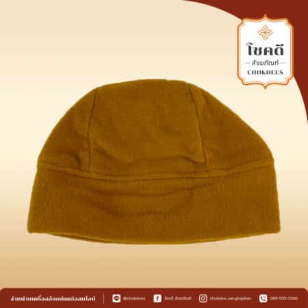 หมวกพระ ผ้าสำลี 2ชั้น